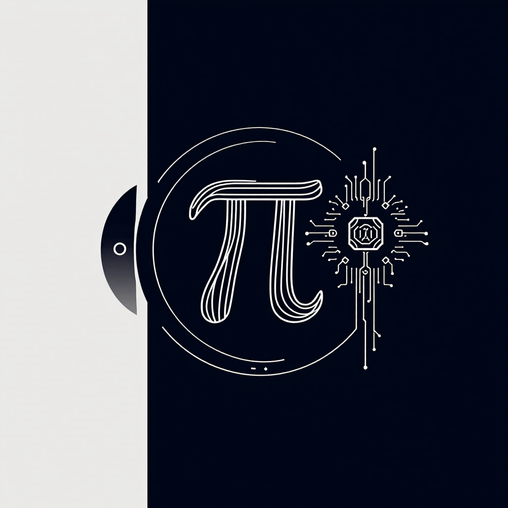 Ilustração do universo matemático Do PÍ à IA da Profª Lessandra Marcelly